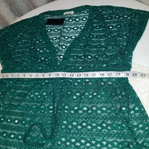 EISHOPEER Women's Bathing Suit Cover Ups 2023 taupe L NWT GREEN LACE - Picture 10 of 16